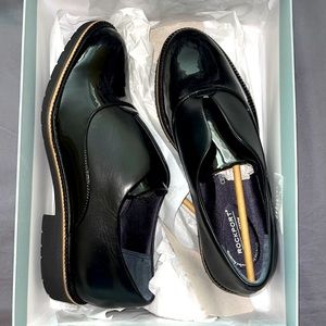 Rockport Black Leather Loafers NWT